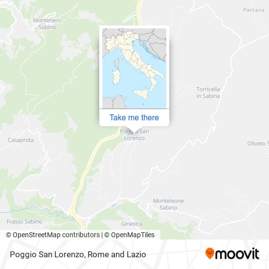 San Lorenzo Italy Map How To Get To Poggio San Lorenzo By Bus, Metro Or Train?