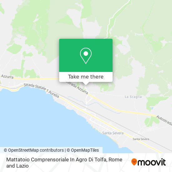Mattatoio Comprensoriale In Agro Di Tolfa map