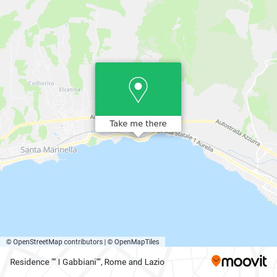 Residence "" I Gabbiani"" map