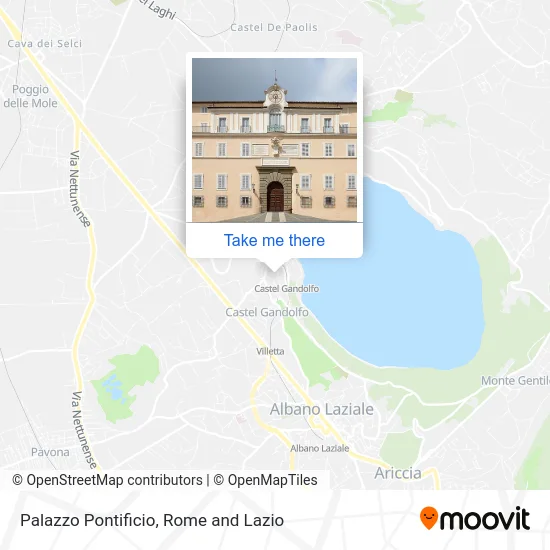 Pontifical Palace map