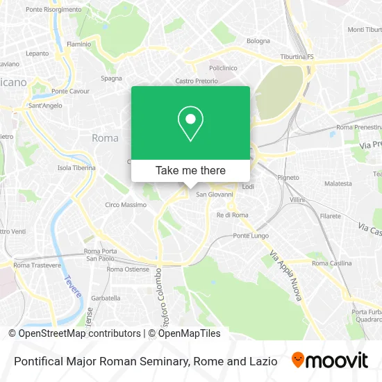Pontifical Major Roman Seminary map