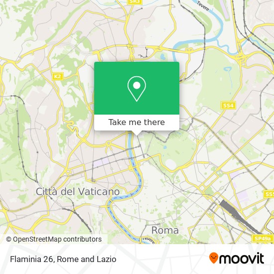 Flaminia 26 map