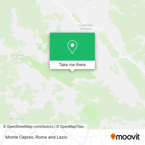 Monte Capreo map