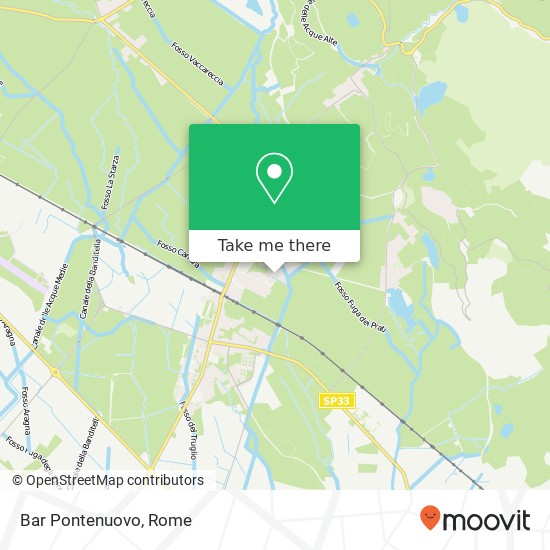 Bar Pontenuovo map