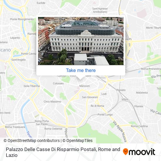 Palazzo Delle Casse Di Risparmio Postali map