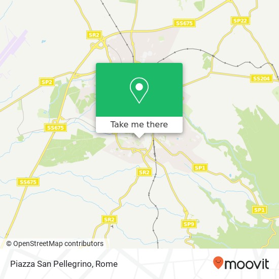 Piazza San Pellegrino map