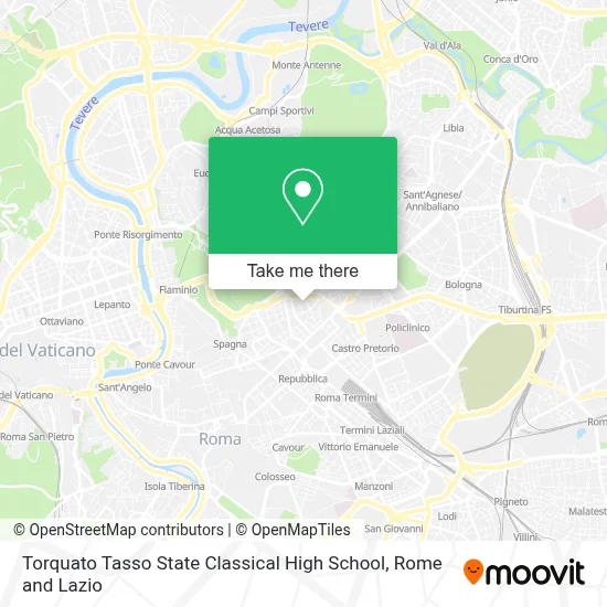 Torquato Tasso State High School map
