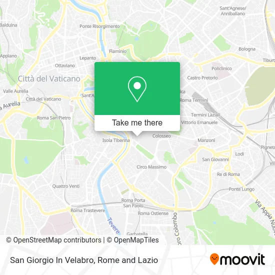 San Giorgio in Velabro map