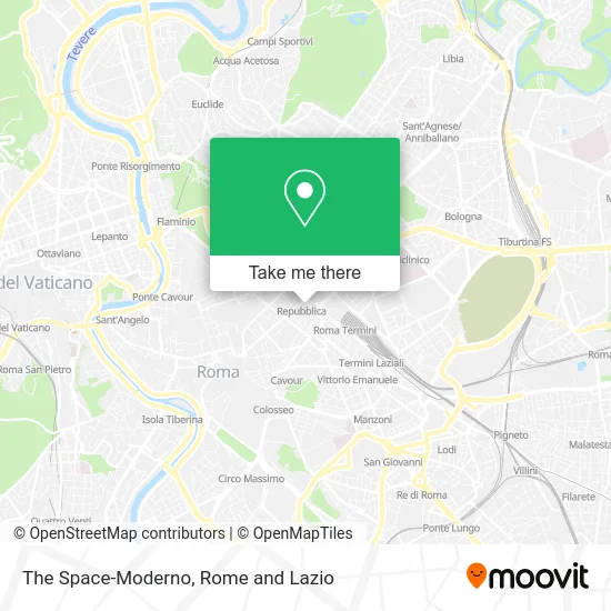 The Space-Moderno map