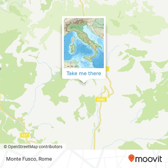 Monte Fusco map