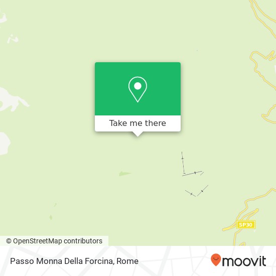 Passo Monna Della Forcina map
