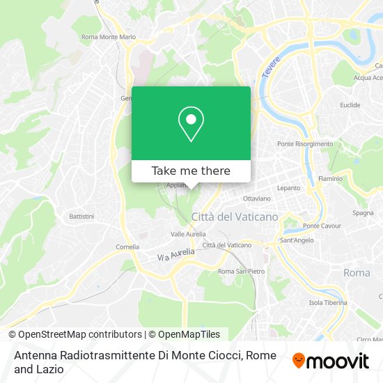 Antenna Radiotrasmittente Di Monte Ciocci map