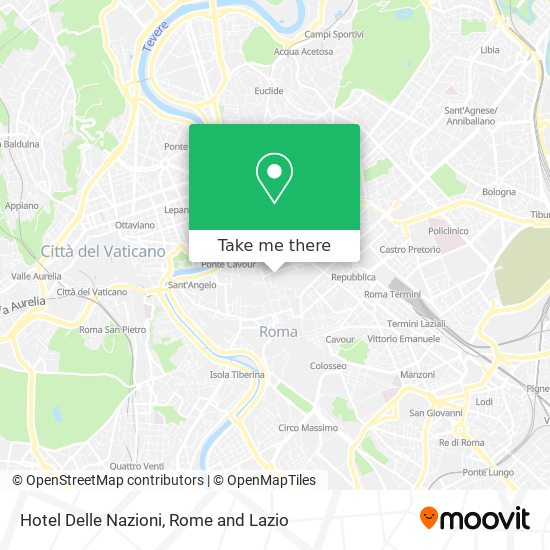 Hotel Delle Nazioni map