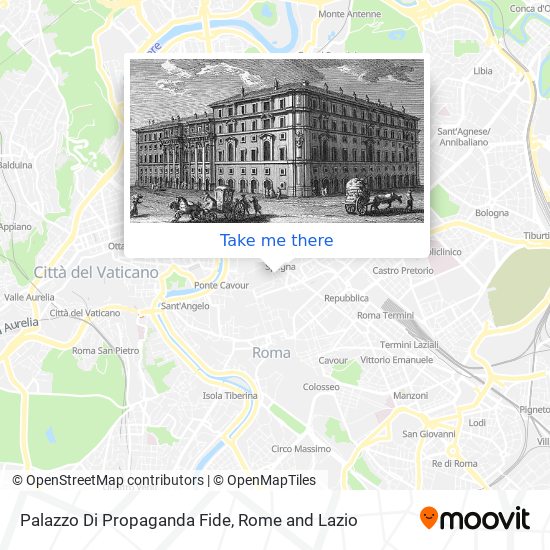 Palazzo Di Propaganda Fide map