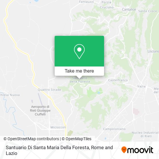 Santuario Di Santa Maria Della Foresta map