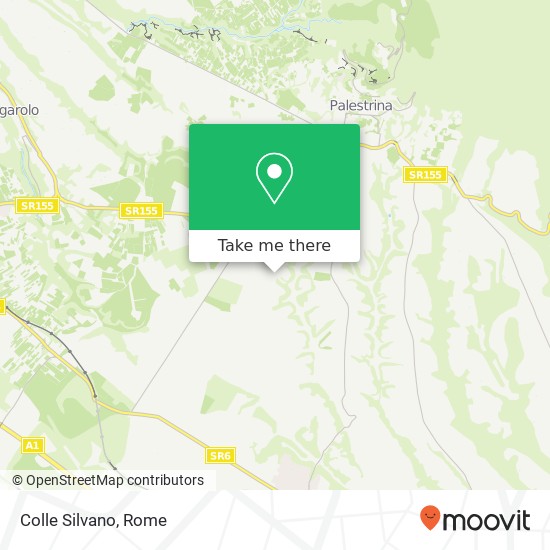 Colle Silvano map