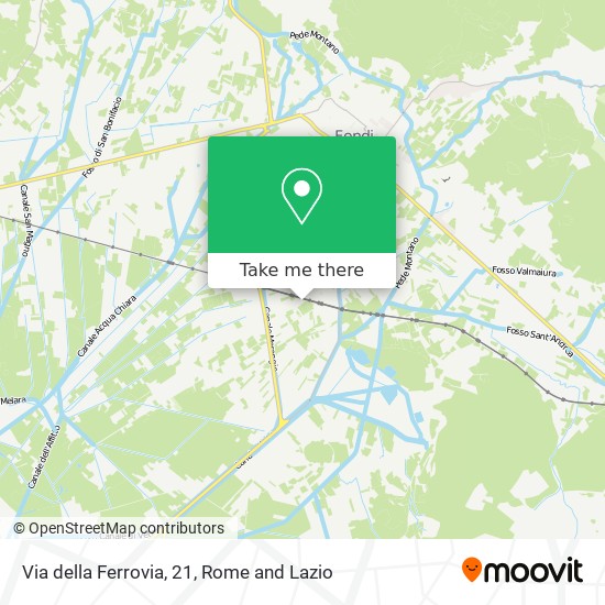 Via della Ferrovia, 21 map