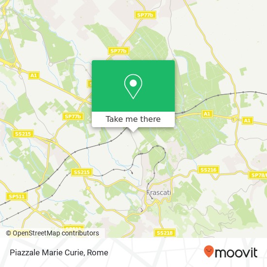 Piazzale Marie Curie map