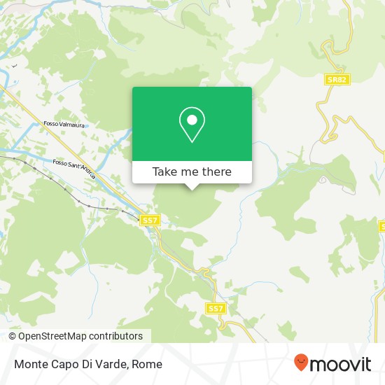 Monte Capo Di Varde map