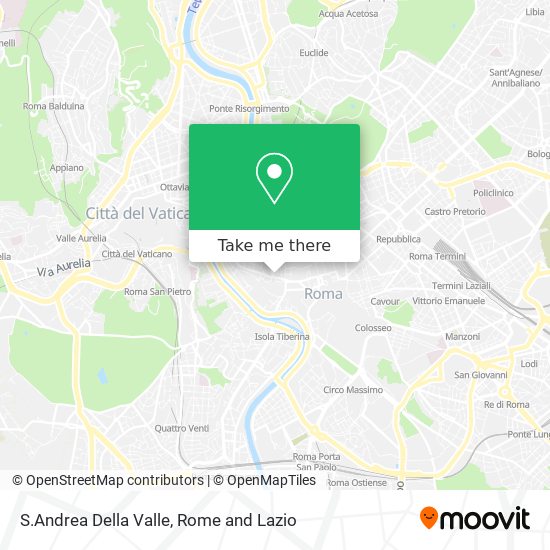 S.Andrea Della Valle map