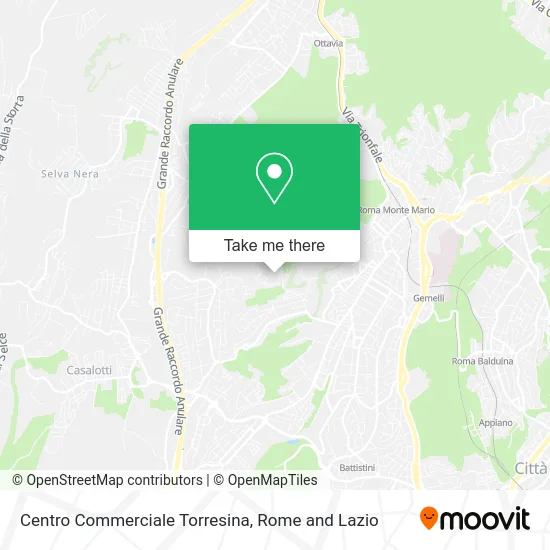 Torresina Shopping Center map