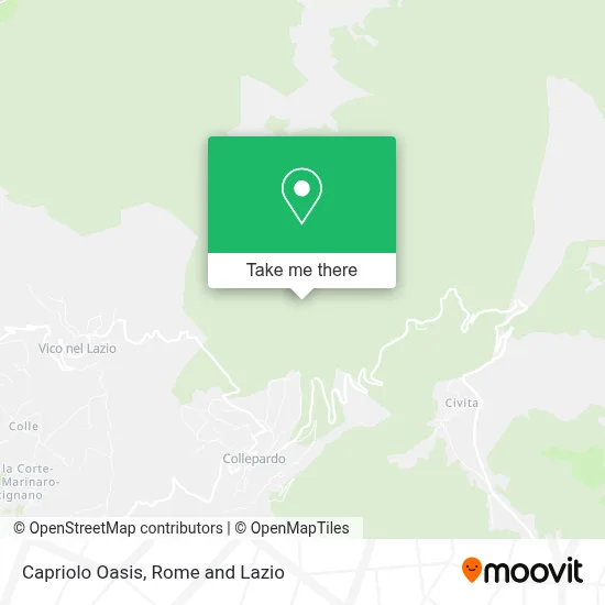 Capriolo Oasis map