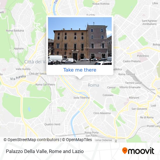Palazzo Della Valle map