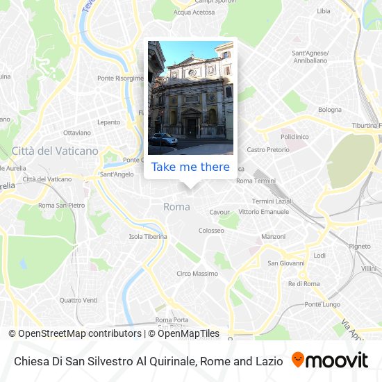 Chiesa Di San Silvestro Al Quirinale map