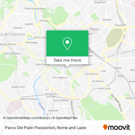 Parco Dei Padri Passionisti map