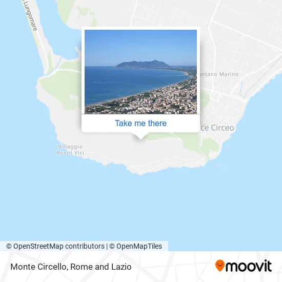 Mount Circello map
