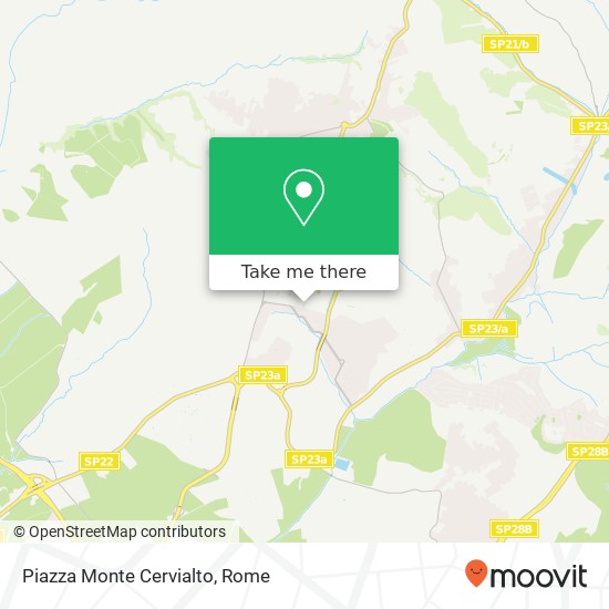 Piazza Monte Cervialto map