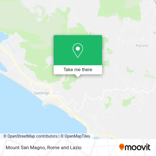 Mount San Magno map