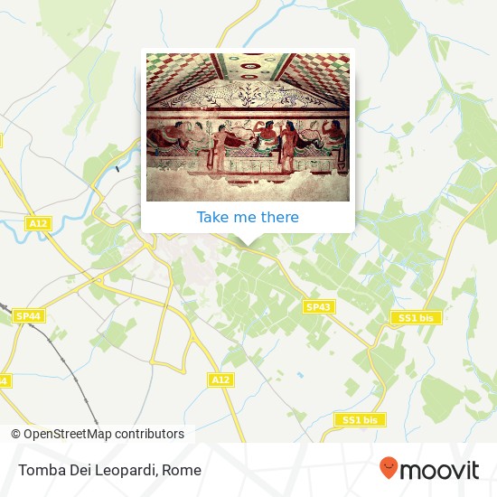 Tomba Dei Leopardi map