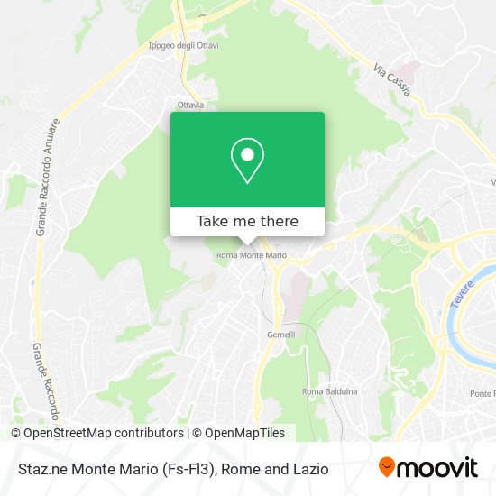 Staz.ne Monte Mario (Fs-Fl3) map