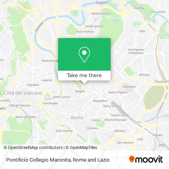 Pontificio Collegio Maronita map