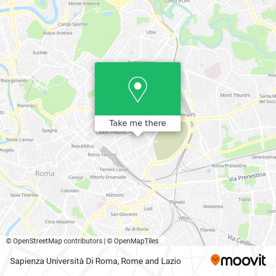 Sapienza Università Di Roma map