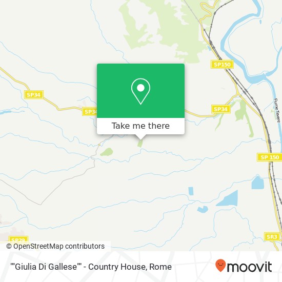 ""Giulia Di Gallese"" - Country House map