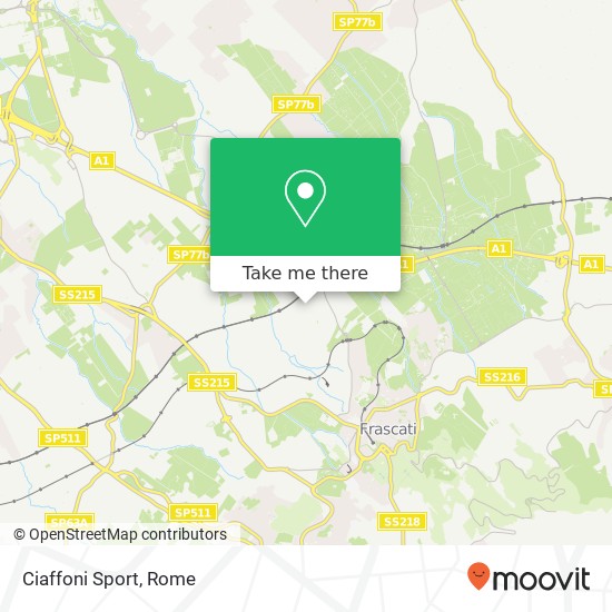 Ciaffoni Sport map