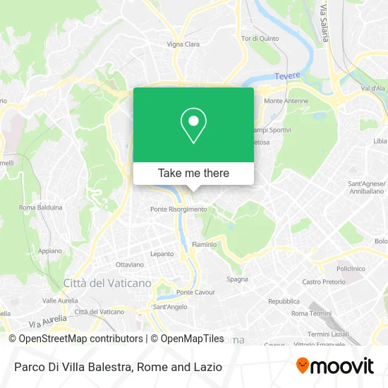Villa Balestra Park map