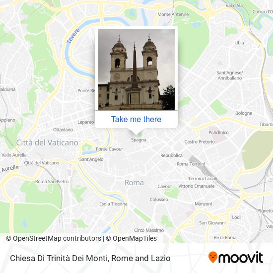 Chiesa Di Trinità Dei Monti map