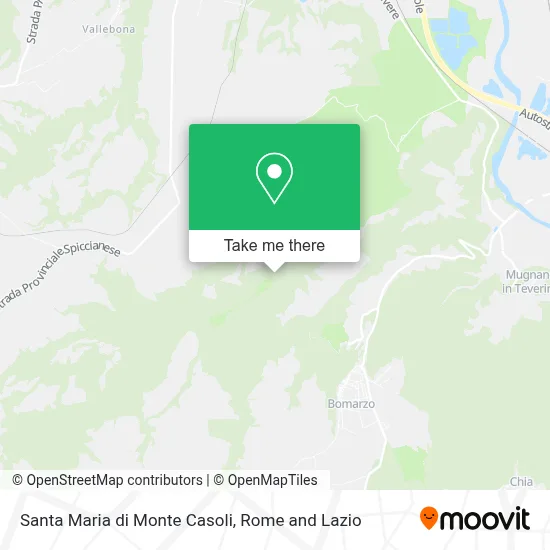 Santa Maria di Monte Casoli map