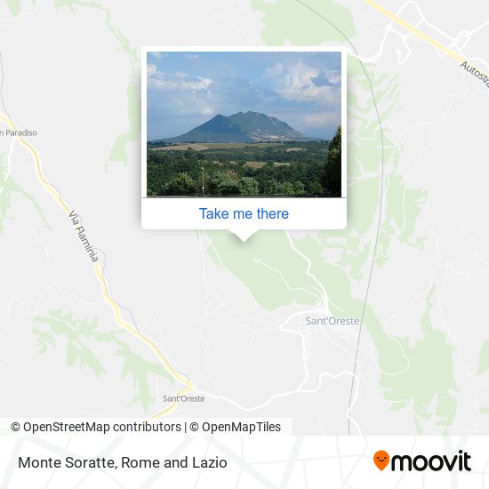 Monte Soratte map