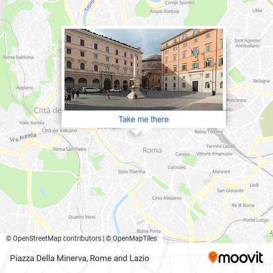 Piazza Della Minerva map