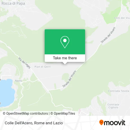 Colle Dell'Acero map