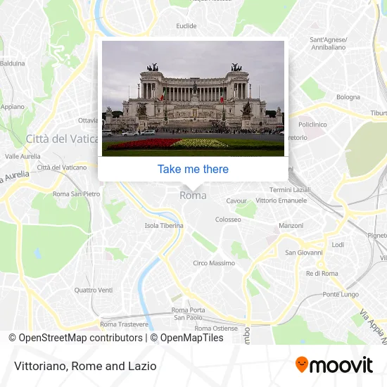 Vittoriano Monument map