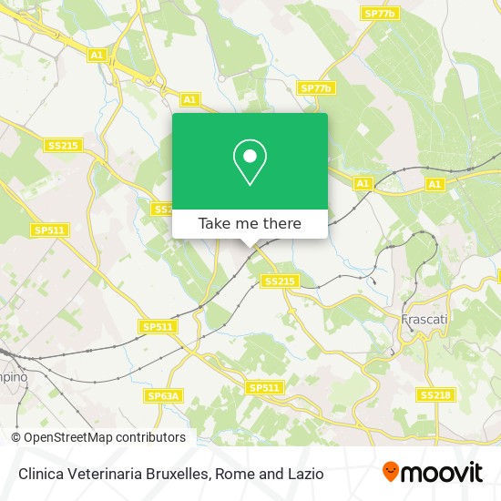 Clinica Veterinaria Bruxelles map