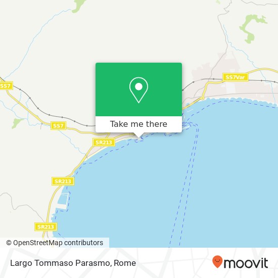 Largo Tommaso Parasmo map