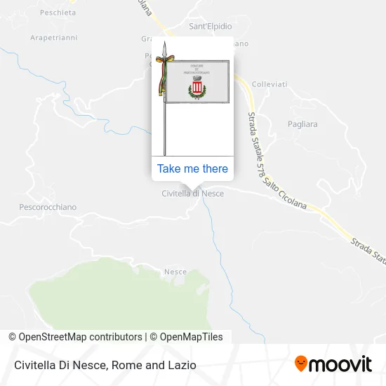 Civitella Di Nesce map