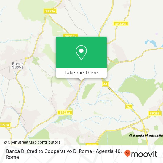 Banca Di Credito Cooperativo Di Roma - Agenzia 40 map