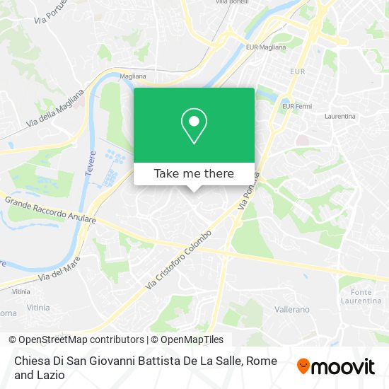 Chiesa Di San Giovanni Battista De La Salle map